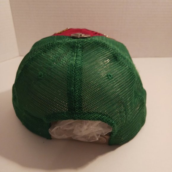 Ed Hardy vintage cap AB rinestones  embroidery big rose os fit all new - Picture 4 of 9